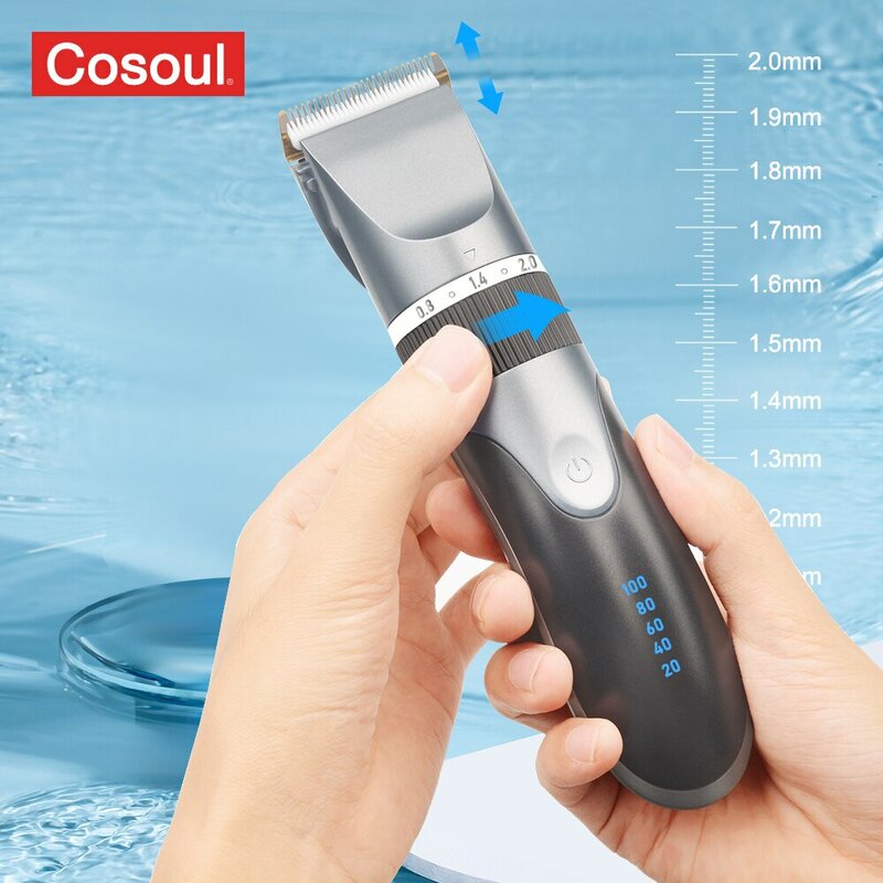 Professional Hair Clipper Electric Barber Hair Trimmers For Men Adults Kids Cordless Rechargeable Hair Cutter Machine Hair Trim
