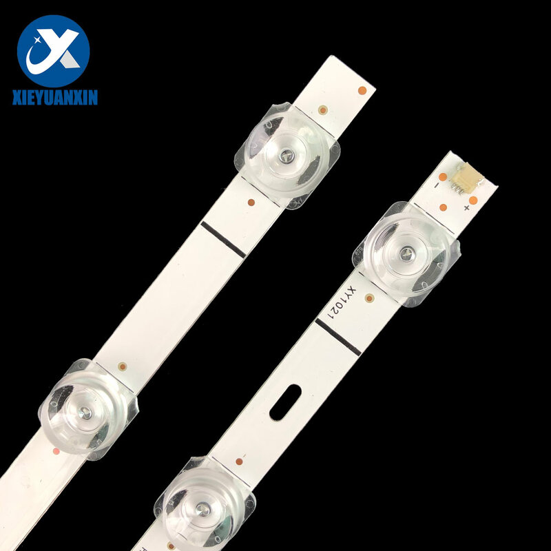 3 buah/set Strip lampu latar LED 50 inci 913mm untuk HD500X1U91-L3 lensa kotak Hisense 14leds 50R6E3 HD500X1U91-L3
