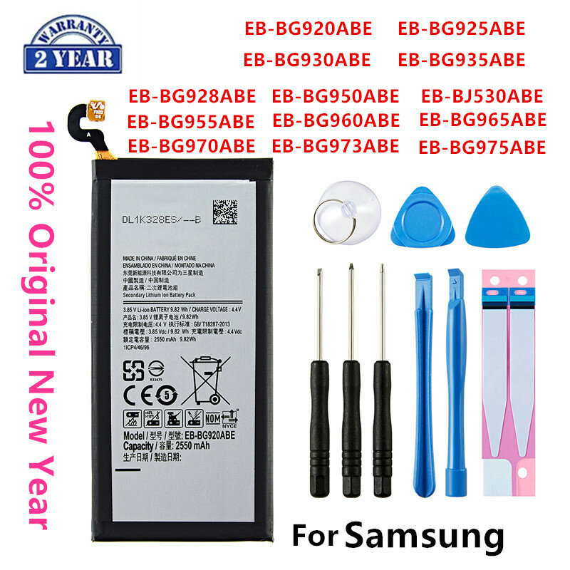 100% Оригинальный аккумулятор для Samsung Galaxy S6 S6 Edge/Plus S7 S7 Edge S8 S8 Plus + S9 S9 Plus S10 S10E S10 Plus J5 Pro J7 Pro