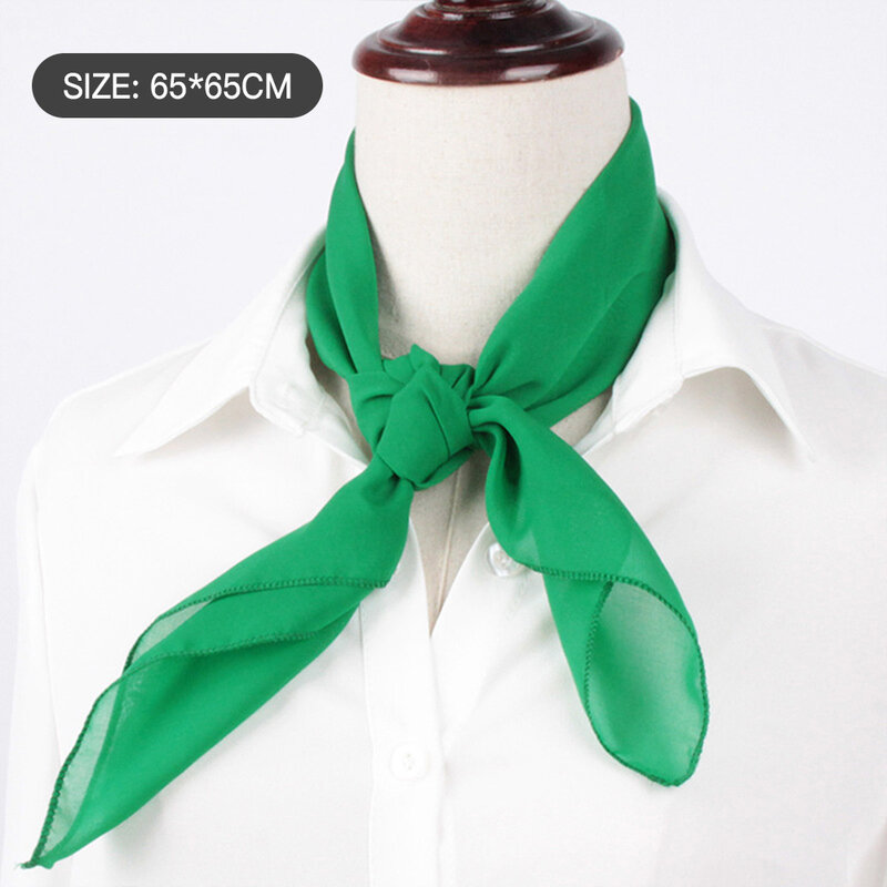 Silk Scarves Hakerchief Medium Size Thin a Soft Silk Feeling Scarf for Hair Wrapping a Sleeping