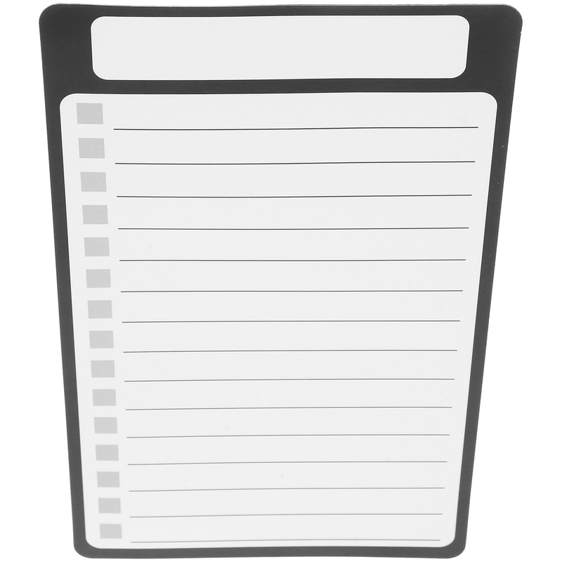 Cozinha Magnetic Refrigerador Notepad, Lista Notepad, Lista de mercearia, Almofada magnética para geladeira