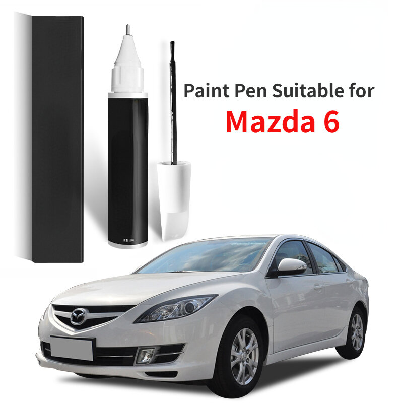 マツダ6に適したペイントペン,車の改造アクセサリー,赤,黒,白
