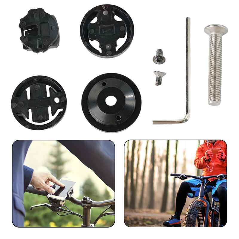 Piezas de soporte de ordenador de alta calidad, aleación de aluminio + plástico, cronómetro de bicicleta, accesorios para Bryton Rider para CatEye