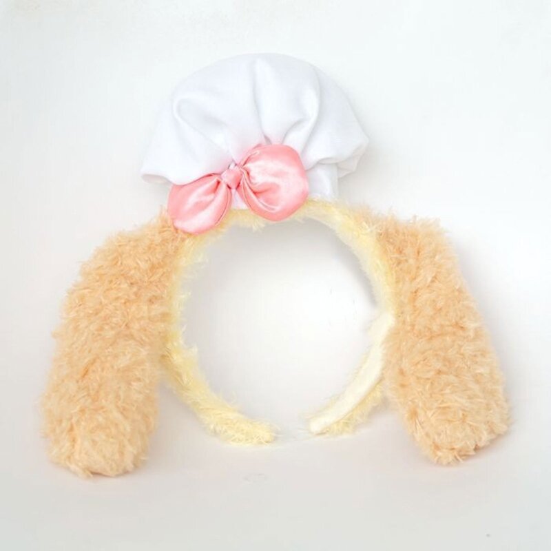 Hundeohr-Stirnband für Kinderparty, niedlicher Kochhund, Plüsch-Stirnband, Hundeohr-Haarband, Hundeohr-Kopfbedeckung, Stirnband