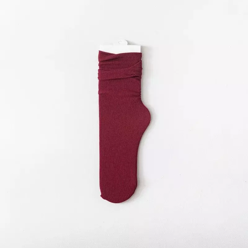 Men's pure cotton socks in spring and summer, two -needle men's socks men's sweat  heated socks