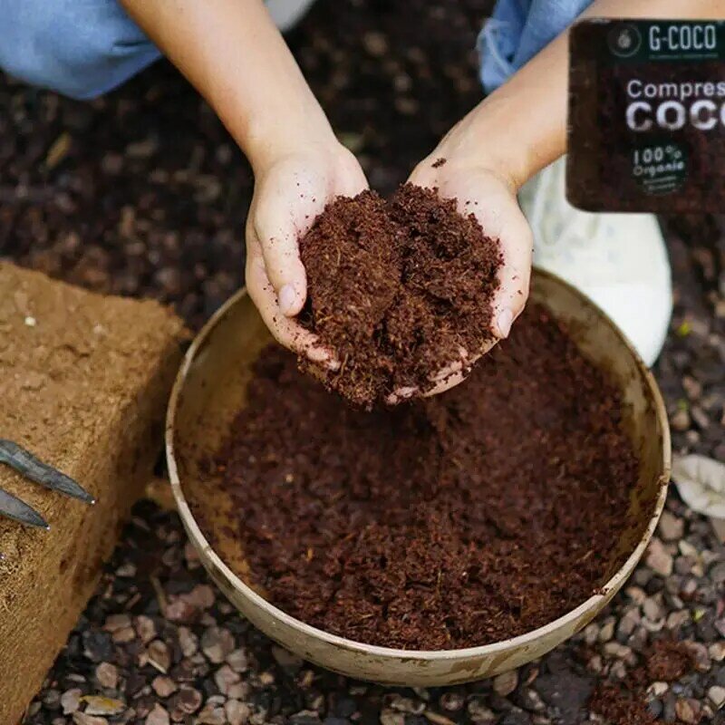 天然有機ココナッツチップ、土壌用の高拡張ココファイバー、低ECおよびphバランス、環境にやさしい