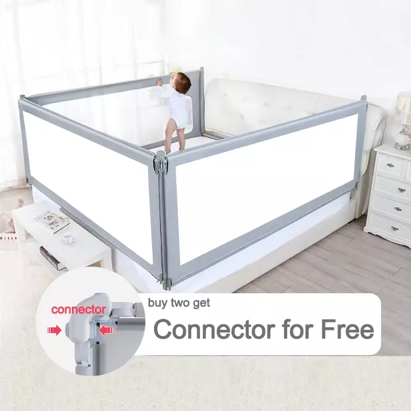 Hot Selling Vertical Lift Safety Baby Guard, High Quality Adult Foldable Safety Bed Rail