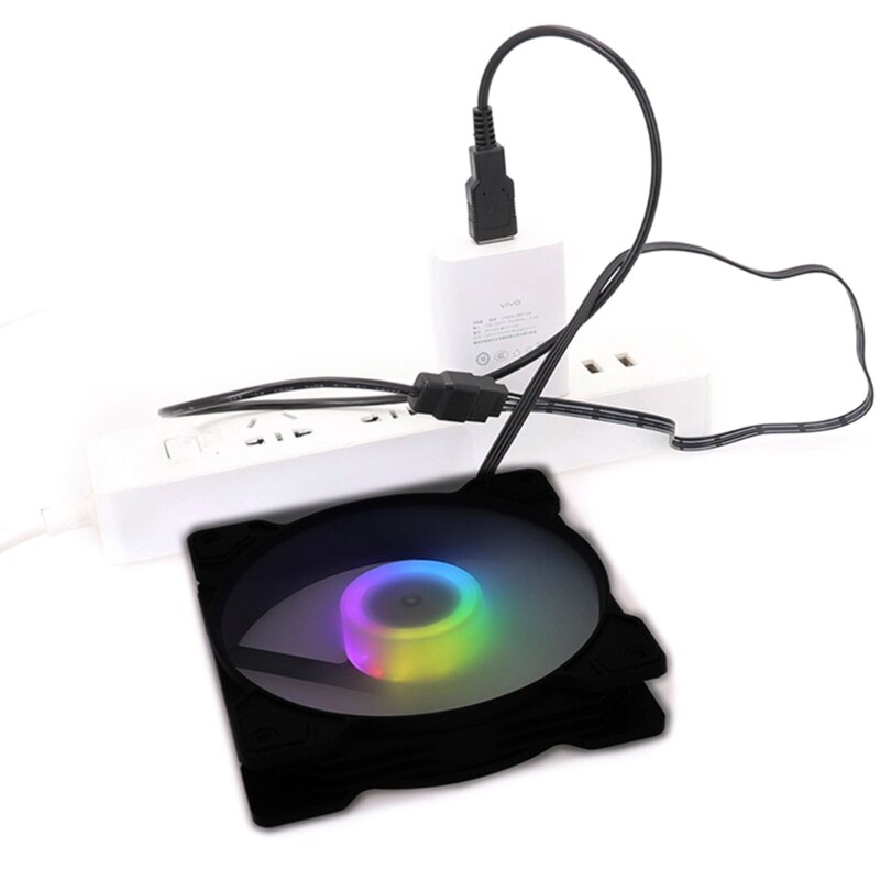 Кабель вентилятора охлаждения ноутбука с питанием от USB для 4-контактного 3-контактного разъема адаптера Прямая поставка