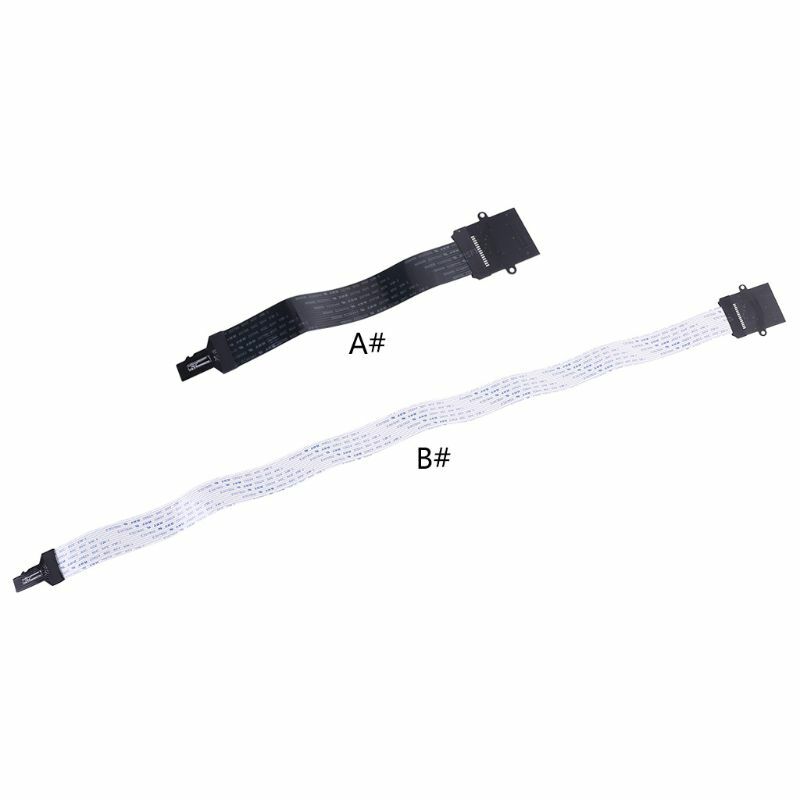 Kit Kartu Memori Mikro SD TF Ke SD Adaptor Kabel Perpanjangan Fleksibel Jantan Ke Betina Kabel Ekstensi FPC Datar Lunak
