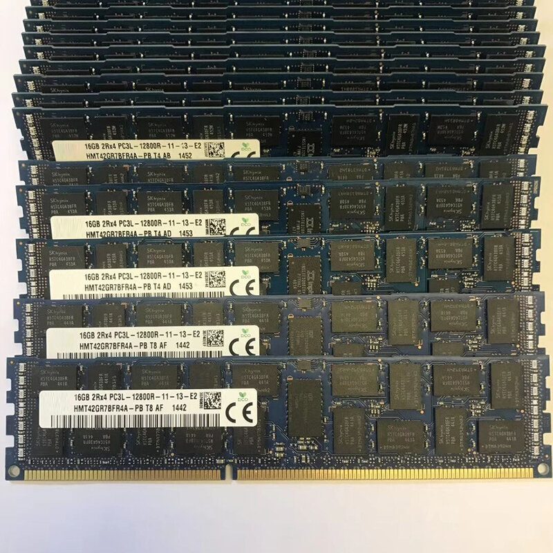 1PCS RAM 16GB 16G 2RX4 PC3L-12800R HMT42GR7BFR4A-PB Server Memory High Quality Fast Ship