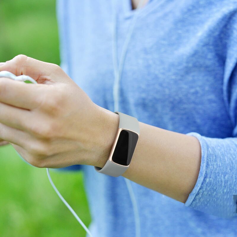 สายซิลิโคนสำหรับ Fitbit Charge 6 band สายรัดข้อมือทางการสำหรับเปลี่ยนสายรัดข้อมือสำหรับ Fitbit Charge 5สาย