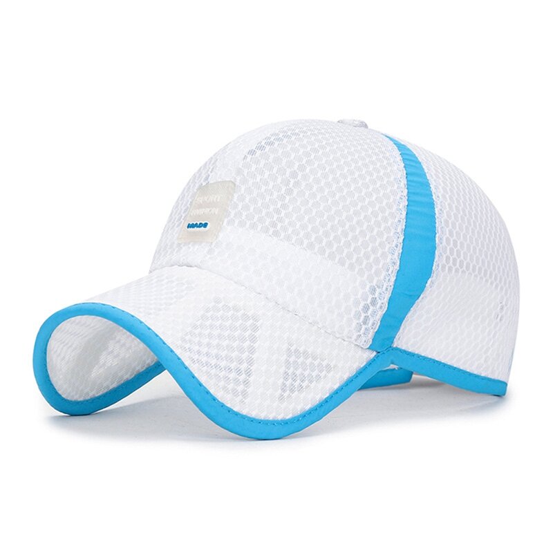 Oddychająca czapka z daszkiem dla dzieci z filtrem przeciwsłonecznym damska letnia tenisowa czapka sportowa na zewnątrz czapka typu Snapback regulowane pasy plażowe czapki golfowe