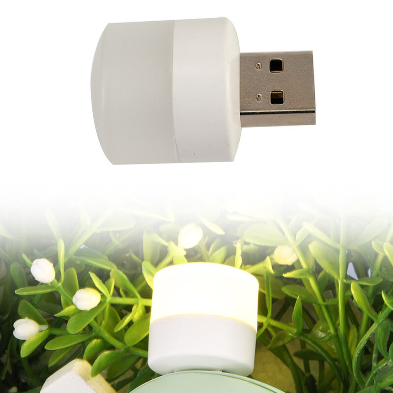 مصابيح مزاجية داخلية USB لغرف الأطفال ، ملحقات مصباح الجو ، ميني PP + ABS ، 10 * أصفر ، 25 × 25 ، 5 فولت