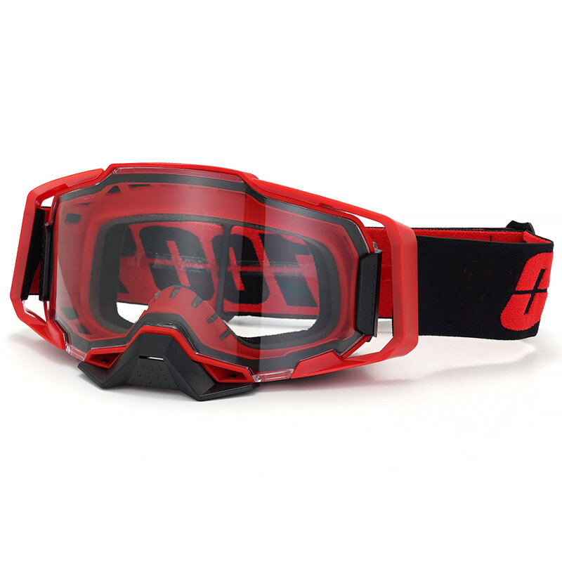 Goggles 2023 Motorcrossoffroad Enduro Atv Dirtbike  Racing Goggles Mirror Lens Tr Armega Transparent Clear Lens Armega