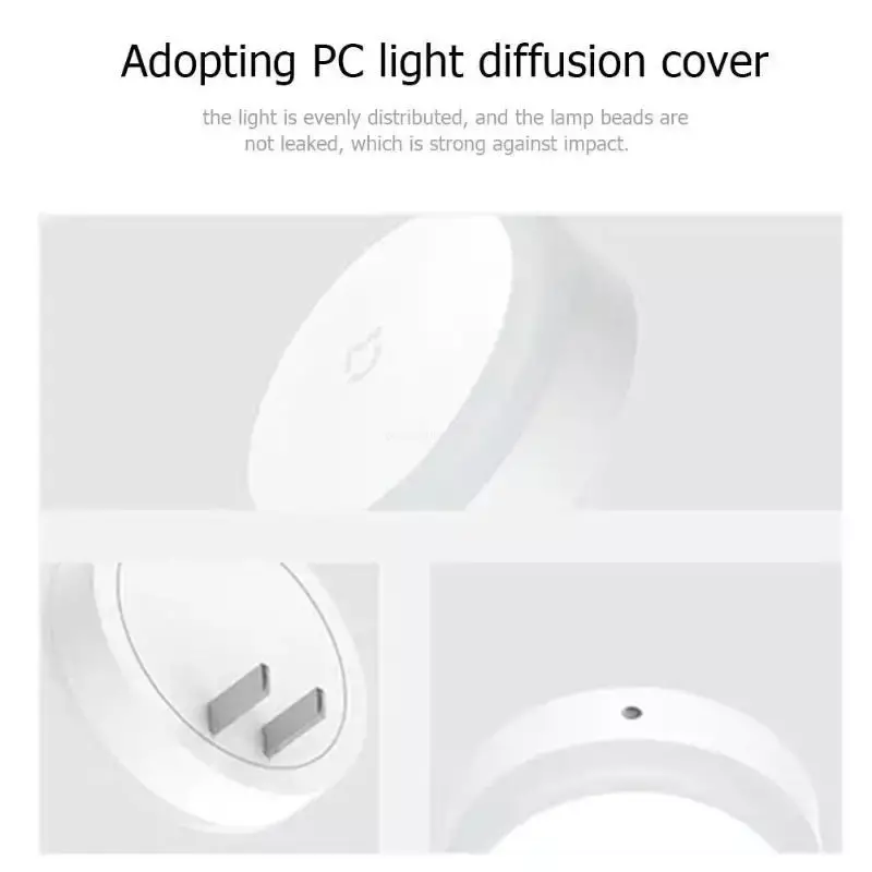 Xiaomi Mijia Smart Plug-in LED Night Light Sensor Touch Mode sensore di luce sensibile alla luce notturna corridoio camera da letto Touch Control