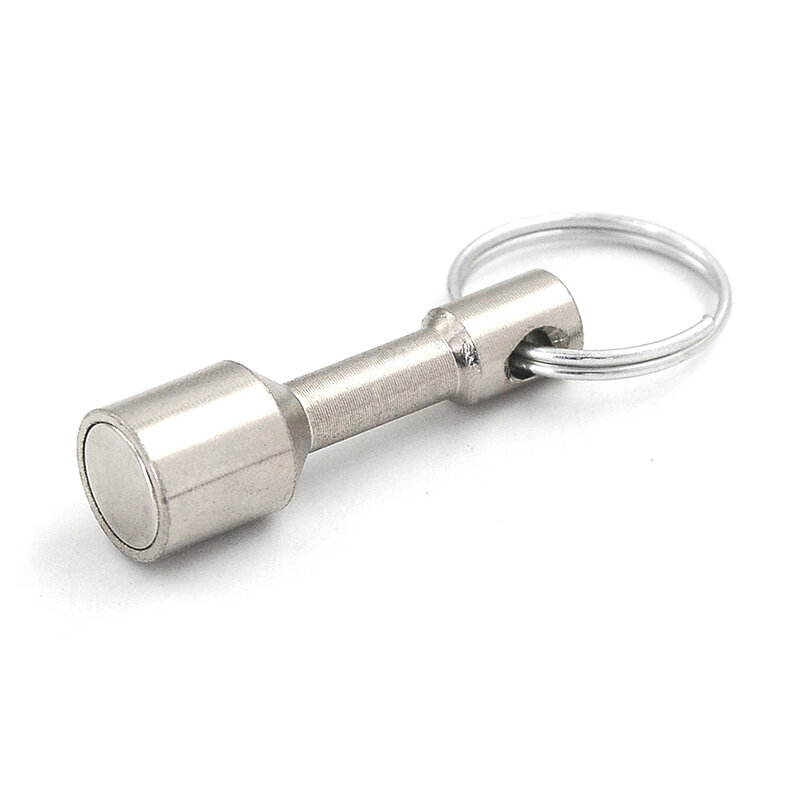 1 Stück Metall magnet Schlüssel bund Neodym Magnet tragbare wieder verwendbare Schlüssel anhänger zum Testen von Messing/Gold/Silber/Münzen/Eisen metallen