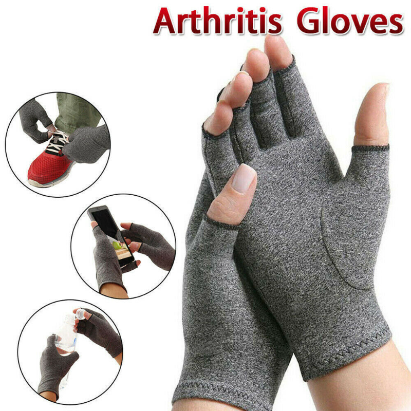 1 para rękawiczek uciskowych na zapalenie stawów, wsparcie na nadgarstek, bawełniana ból stawów, Relief, opaska na rękę dla kobiet i mężczyzn