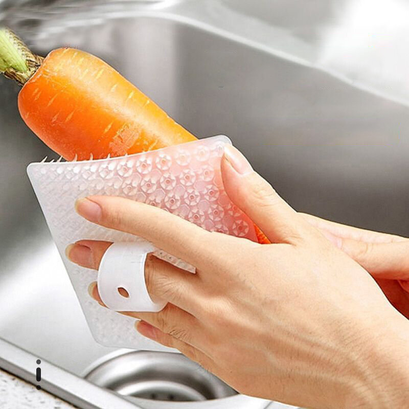 Cepillo de limpieza multifuncional para cocina, cepillo de fregado para platos, frutas y verduras, juguetes de limpieza para el hogar