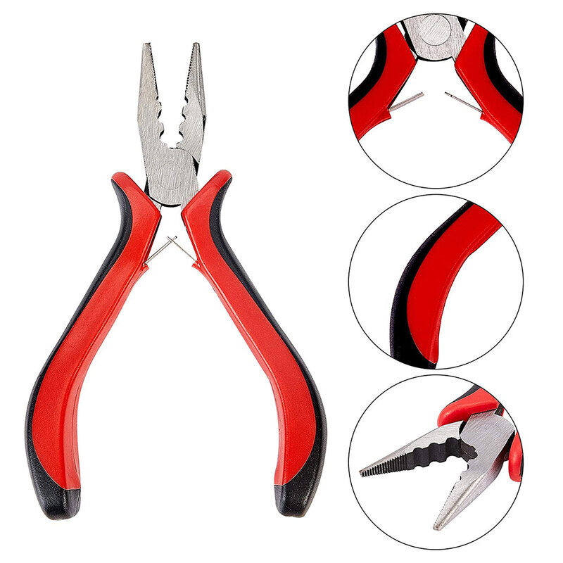 Jewelry Pliers Tools Equipment Kit Long Needle Round Nose Cutting Wire Pliers for Jewelry Making Handmade Accessories Diy Tools