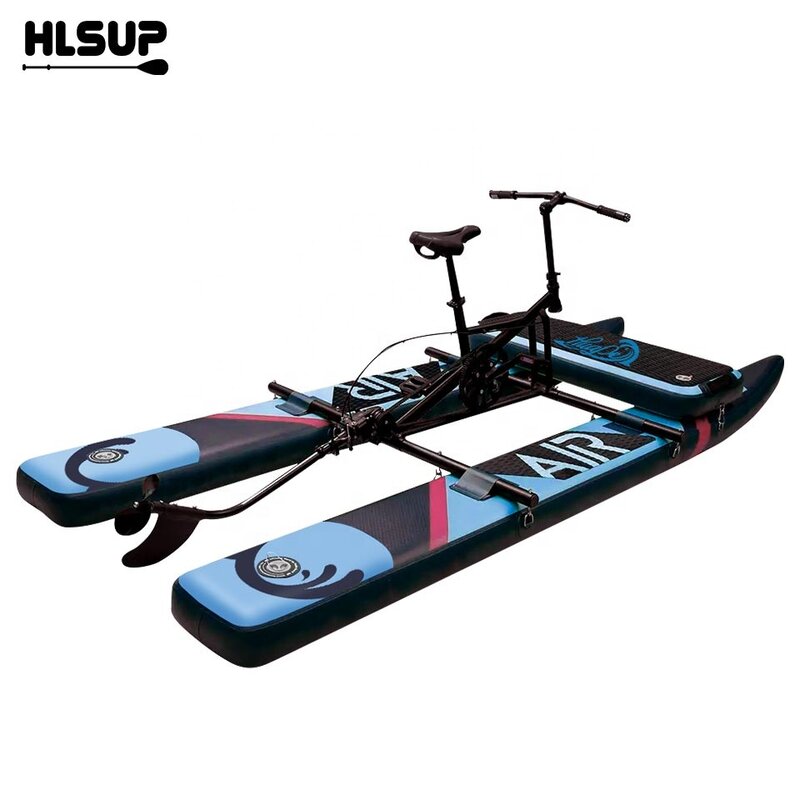 HUALE-DWF equipamentos de água ao ar livre, mar inflável flutuante bicicleta, um ciclo de assento, bicicleta para venda, fábrica por atacado