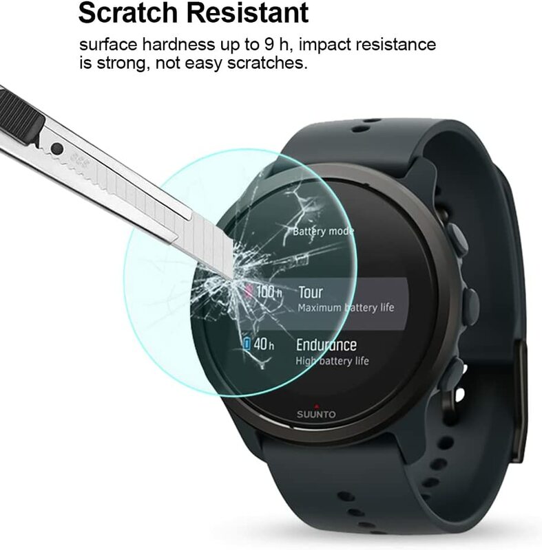 Uienie Hard Clear Gehard Glas Voor Suunto 5 Piek Smartwatch 9H Anti-Kras Hd Glas Screen Protector Film horloge Accessoires