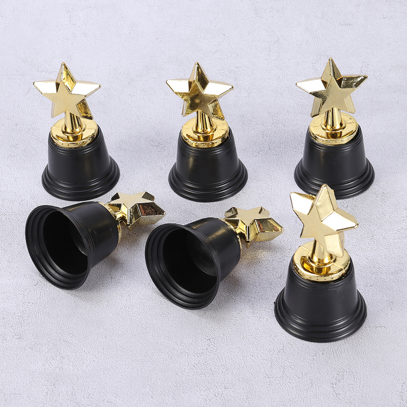 Toyviaanse Kerstcadeaus Mini Star Award Trofee Pack 12 Bulk Gouden Trofeeën Kinderfeest Geeft De Voorkeur Aan Waardering Van De Wedstrijdceremonie