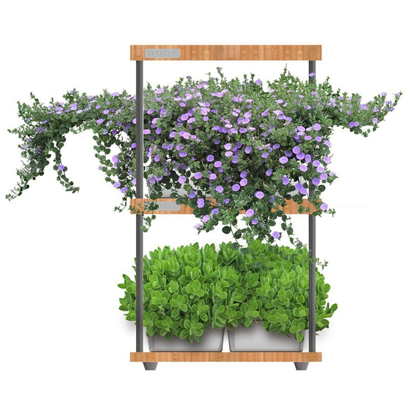 Hidroponik tumbuh sistem rumah kaca pemanas taman penanam pintar dalam ruangan pot bunga vertikal peralatan berkebun Rumah Tangga Menara