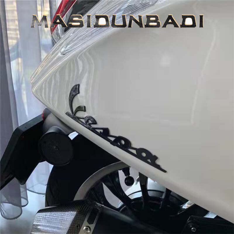 Calcomanía 3D de carenado para motocicleta, pegatina con emblema de 3M, logotipo impermeable para Vespa GTS300 LX125 LX150 Sprint Primavera 300 GTV Super