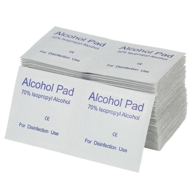 100 Stück Alkohol abwischbares Pad, medizinischer Tupferbeutel, antibakterieller Werkzeugreiniger