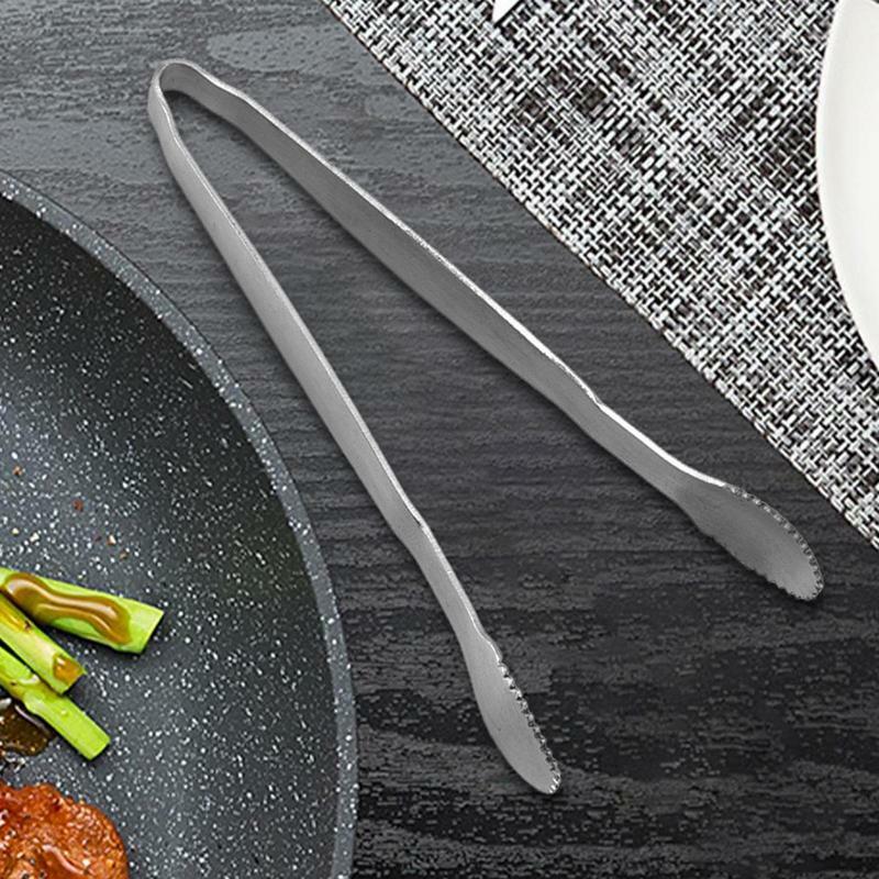 Kitchen Tongs Stainless Steel Kitchen Ice Tongs For Serving Multipurpose Kitchen Utensils For Cooking Turning Serving Buffet
