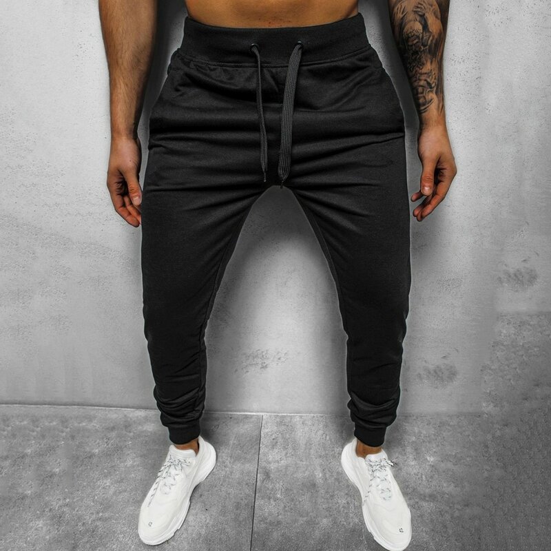 Men's Drawstring Sweatpants Mid Waist Casual Sippers for Toddlers Men Workout Training Pants Tech Pants Track Pants Short