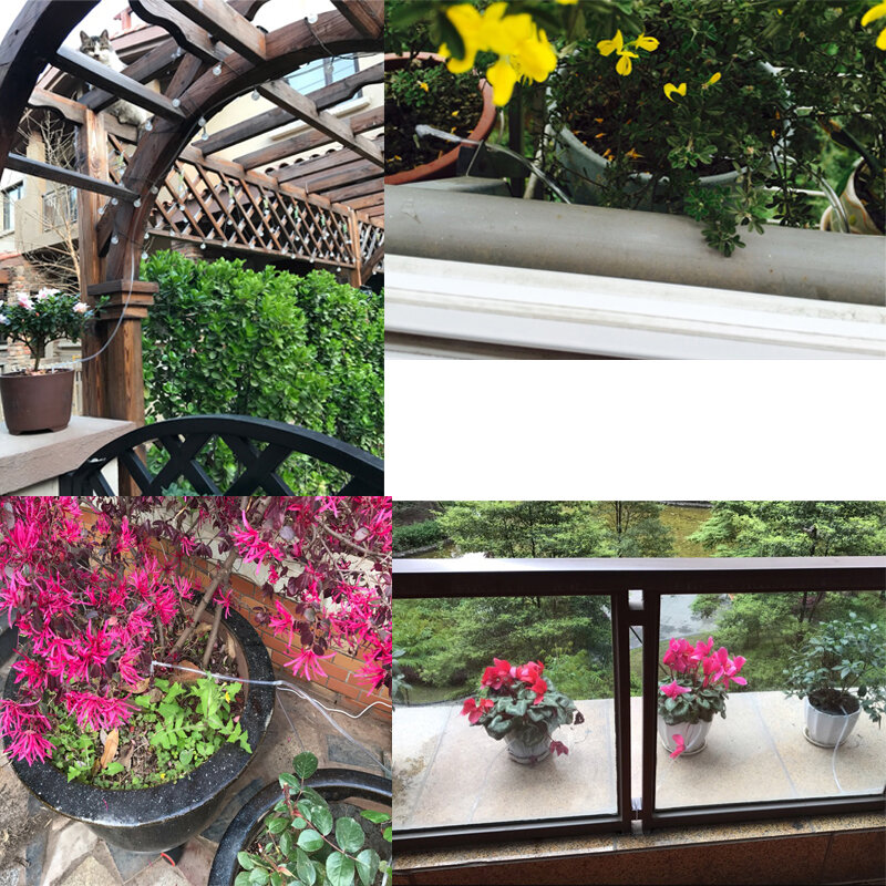 Dispositivo de riego automático para plantas en maceta, herramienta de riego por goteo inteligente para oficina, balcón, jardín, viaje de negocios