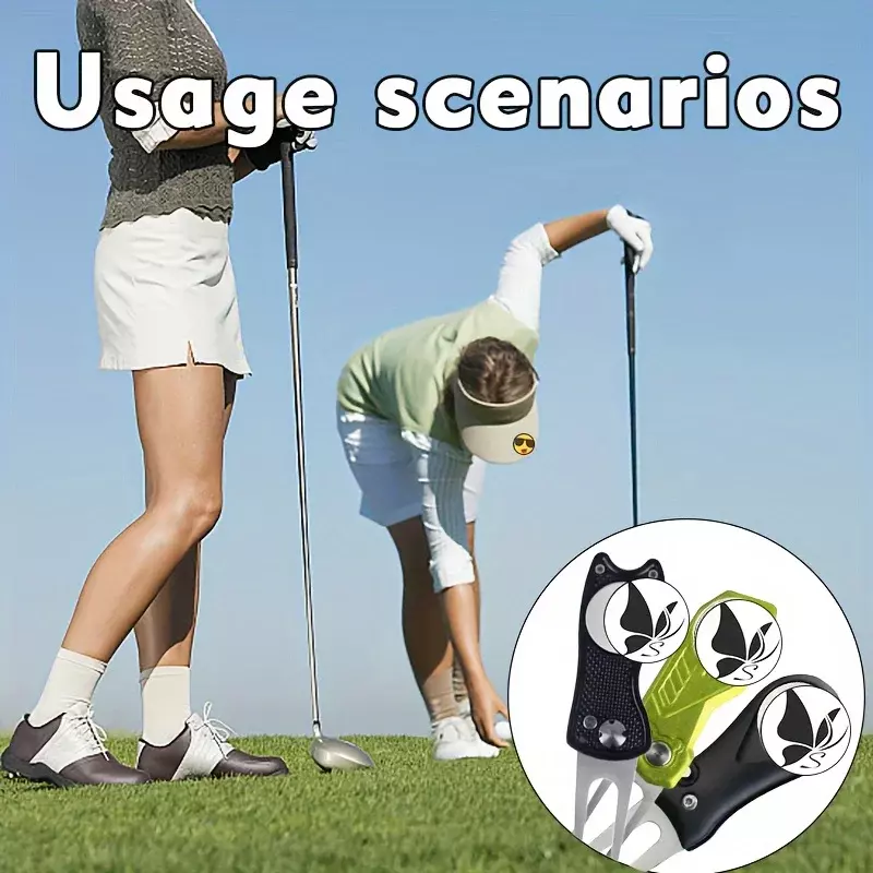 شعار كرة الجولف المعدنية المغناطيسية ، ملحقات الجولف ، معدات الجولف ، شعار كرة الفراشة ، هدية جديدة لسائق الجولف