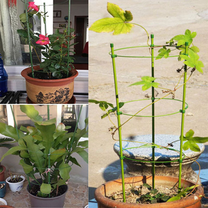 Climbing Plant Support Cage Garden Trellis Flowers Stand Rings Tomato Support  Creative Climbing Vine Rack Tomato Cage