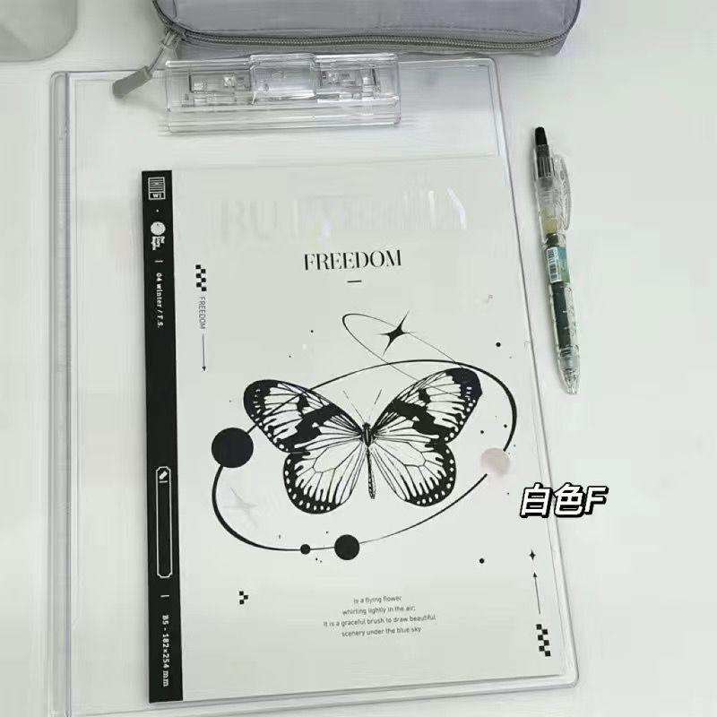 Buku catatan Laser kreatif B5 Notebook Rhapsody kupu-kupu gaya Ins buku catatan harian perencana Notebook hadiah alat tulis sekolah