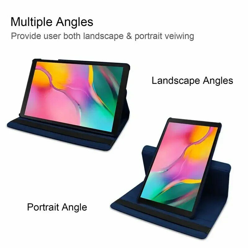 Coque pour Samsung Galaxy Tab A 10.1 2019 SM-T510 Tablet Cover Stand Case Tab A7 10.4 en effet A8 10.5 X200 A9 Plus 11 "8.7" T220 Cases