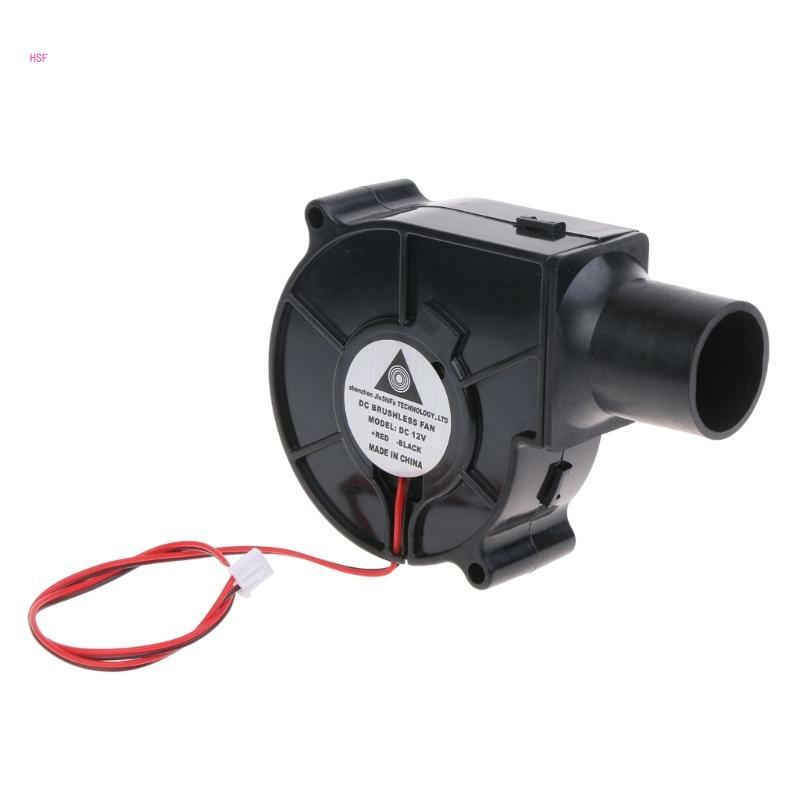 7530 Air Blower Fan 12V 0.3A Large 2500R 2Pin Cable Fan for BBQ Camping