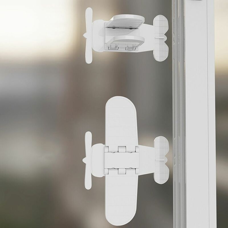 Practical Plastic Multi-function Wing Anti-pinch Cabinet Door Lock Sliding Door Stopper Baby Safety Lock Window Limit Lock