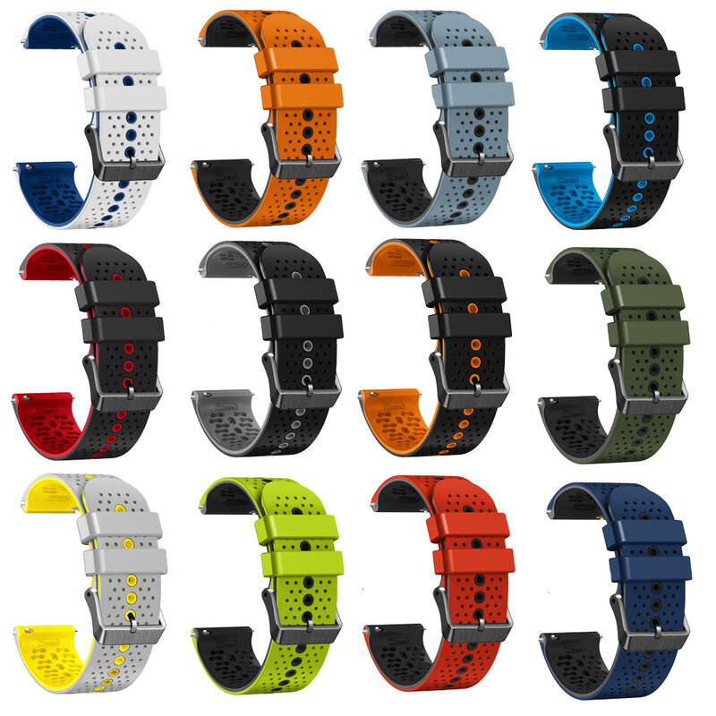 Watchband For HONOR Watch GS 3 GS3  Silicone Band Strap For Honor GS Pro / Magic Watch 2 46mm Wristband Bracelet Belt Correa