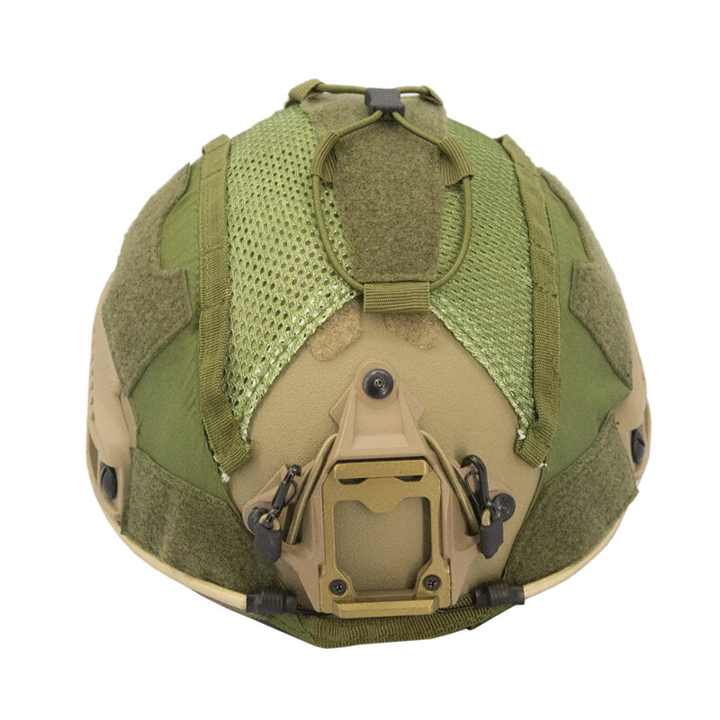 調整可能な戦術的なヘルメットカバー,バッテリーポーチ,狩猟用