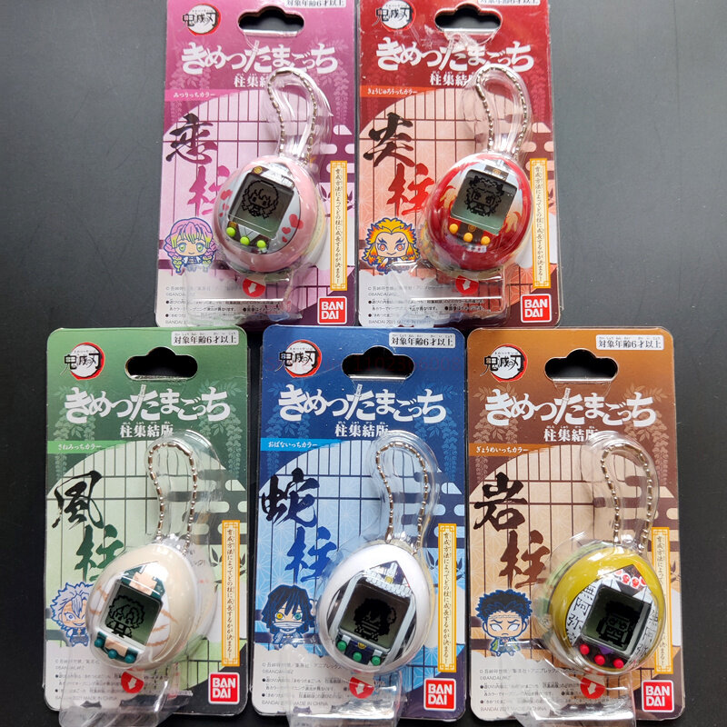 Demon Slayer asli Tamagotchi kimkimetsu No Yaiba, mainan koleksi hewan peliharaan Virtual hadiah anak-anak