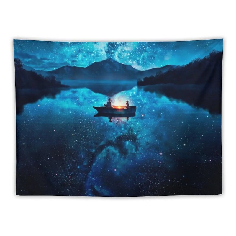 Anime Stars Lake Tapestry Wall Decoration Items Tapestries Bedrooms Decor Bedroom Organization And Decoration