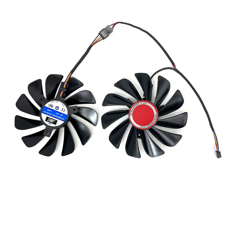 New 2pcs/set FDC10U12S9-C CF1010U12S 95mm Alternative RX590 GPU Video Card Cooler fan For XFX RX 590/580 VGA Video Card Cooling