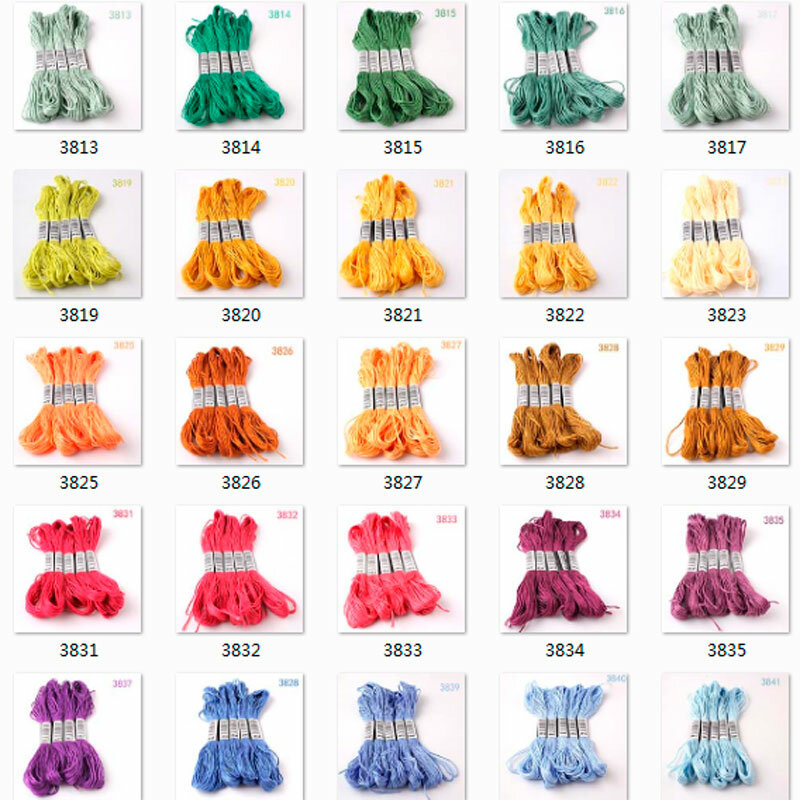 150 --- 471 -- 10 pezzi fili a punto croce/filo da ricamo a punto croce/fili personalizzati colori tutti i 447 colori stock NO1