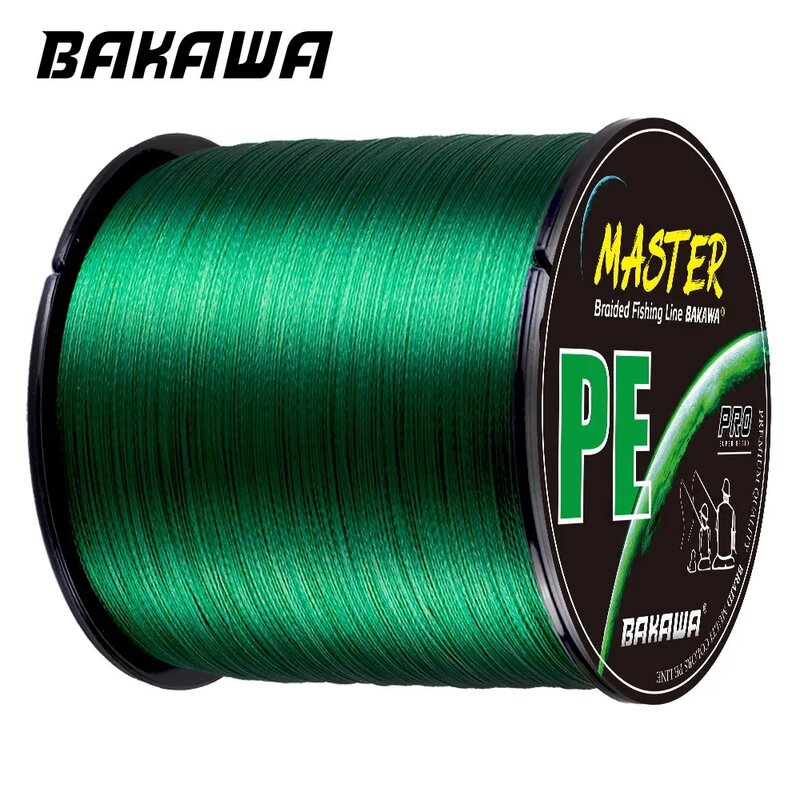 BAKAWA Japan 4X 4 Strands Braided Fishing Line 300M 500M 1000M 100M Multifilament PE Wire Fly Sea Saltwater Weave Extreme Pesca