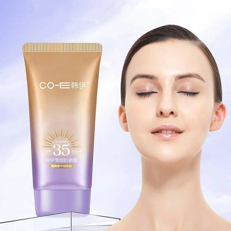 Crema de protección solar para el cuerpo y la cara, Protector UV antiedad, blanqueador, hidratante, brillo, ocultar Y3Q6