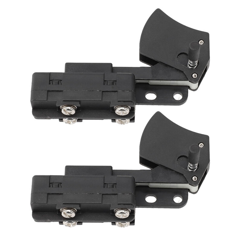 2PCS Trigger Switch Metal Replacement For 255 Cut-off Machine Trigger Switch Lock Trigger Switch Accessories