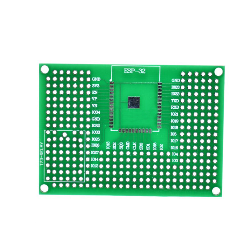 نموذج أولي للوحة PCB لترحيل اردوينو ، نموذج أولي مزدوج الجانب ، لوح الخبز ، 8266 ، واي فاي ، ، ESP32 ، ESP32S ، 5x7cm