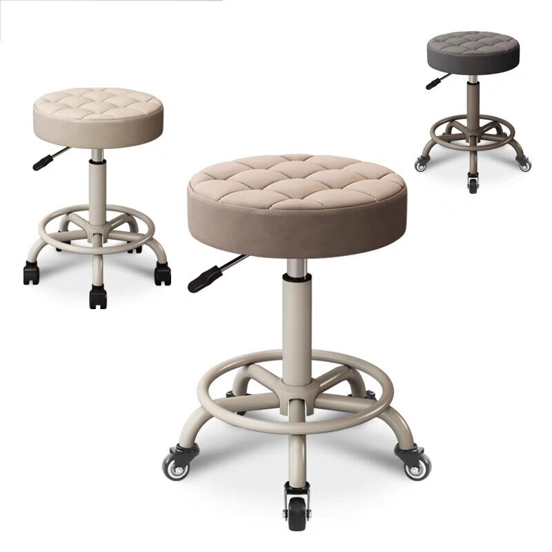 Парикмахерский круглый стул для салона красоты, парикмахерские стулья, стул для макияжа, офисный стол, стул с колесами, шарнирные подъемные стулья, мебель