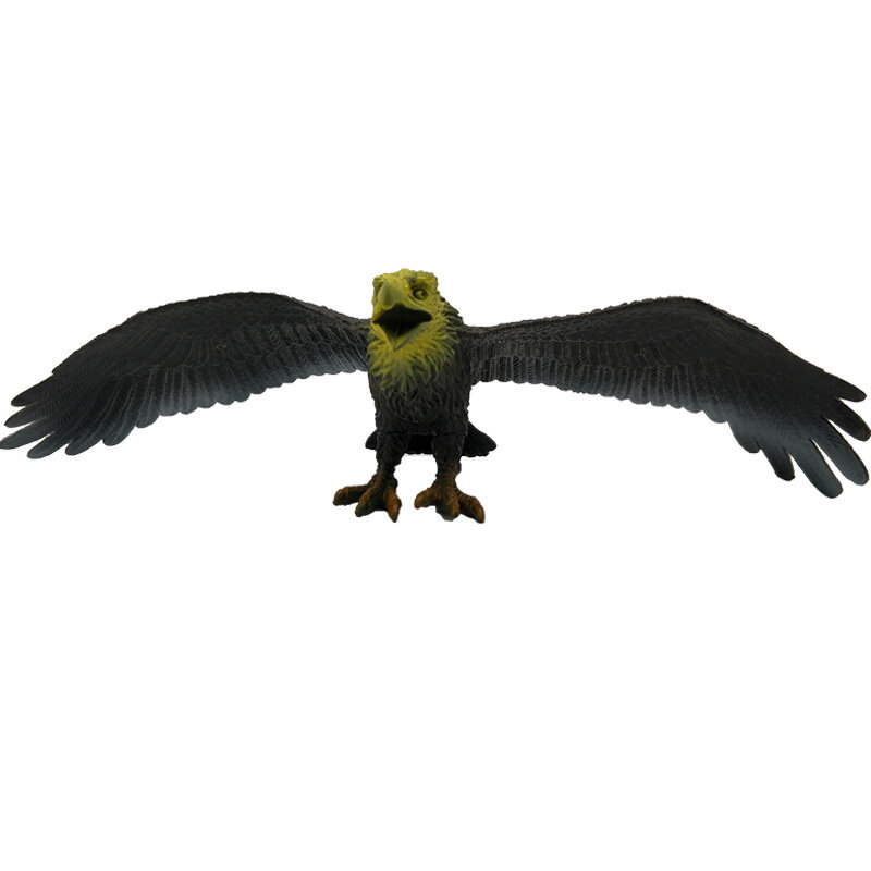 Simulation Eagle PVC Forest Animal Bionic Toys Big Bird Plastic Model Decoration Props Prank Baby Funny Gift  Children's Toys